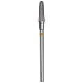 STALEKS PRO EXPERT CARBIDE NAIL DRILL BIT FRUSTUM YELLOW HEAD DIAMETER 4 MM WORKING PART 13 MM (FT70Y040/13) (№84) - STALEKS™-0