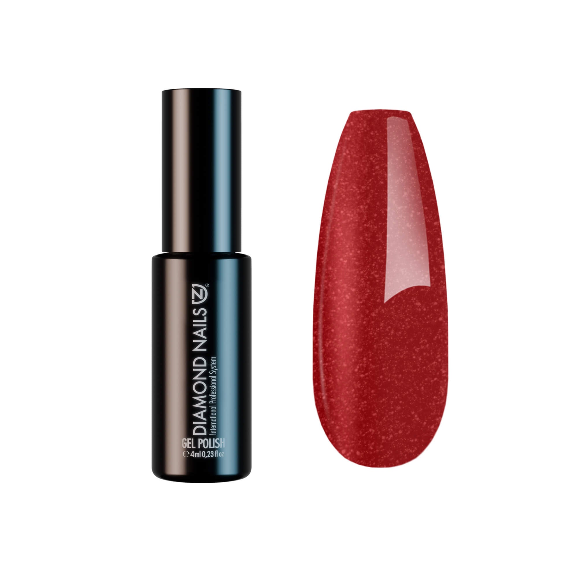 Gel Polish – Metallic Sangria Red – DN166 – 4ml – HEMA Free-0