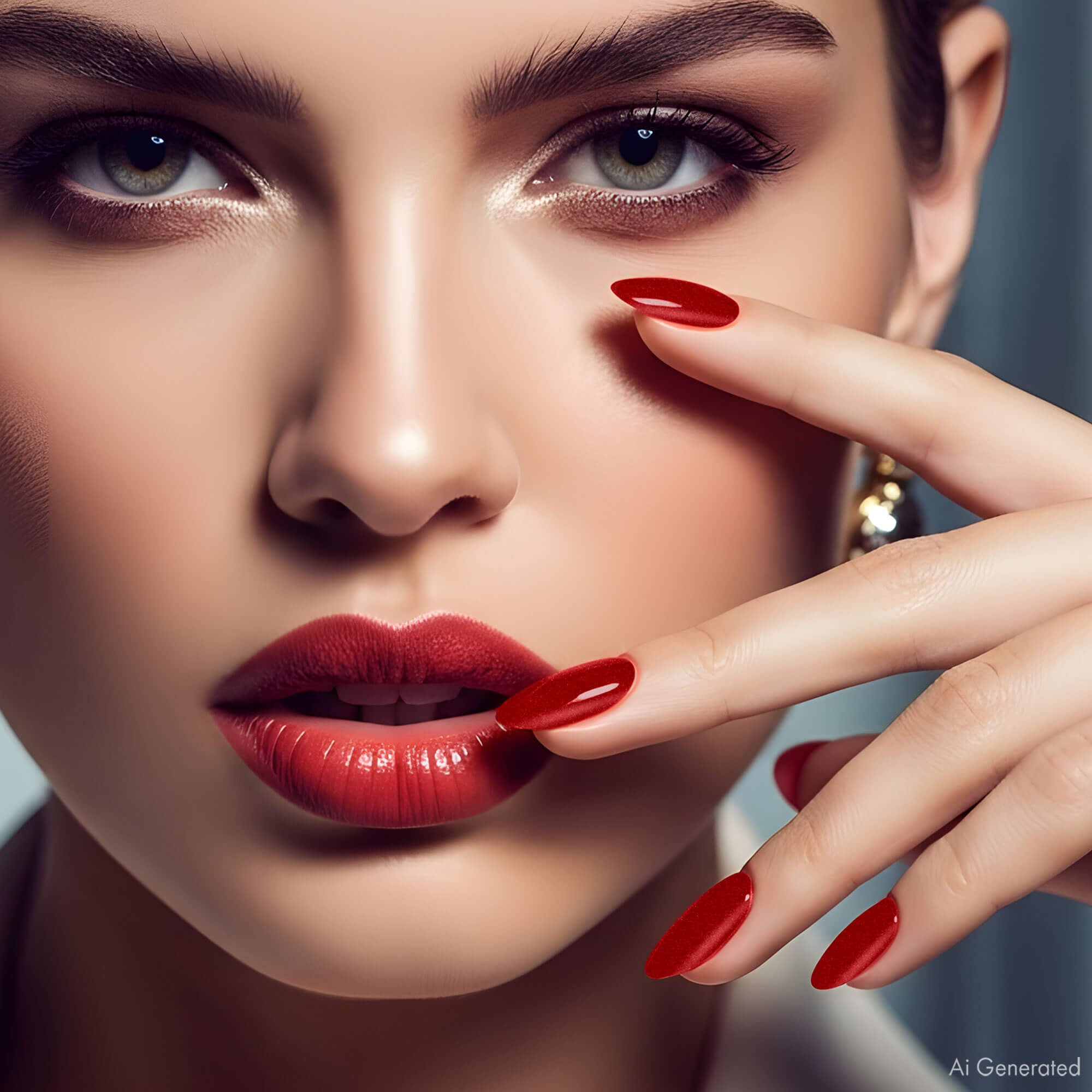 Gel Polish – Metallic Sangria Red – DN166 – 4ml – HEMA Free-2