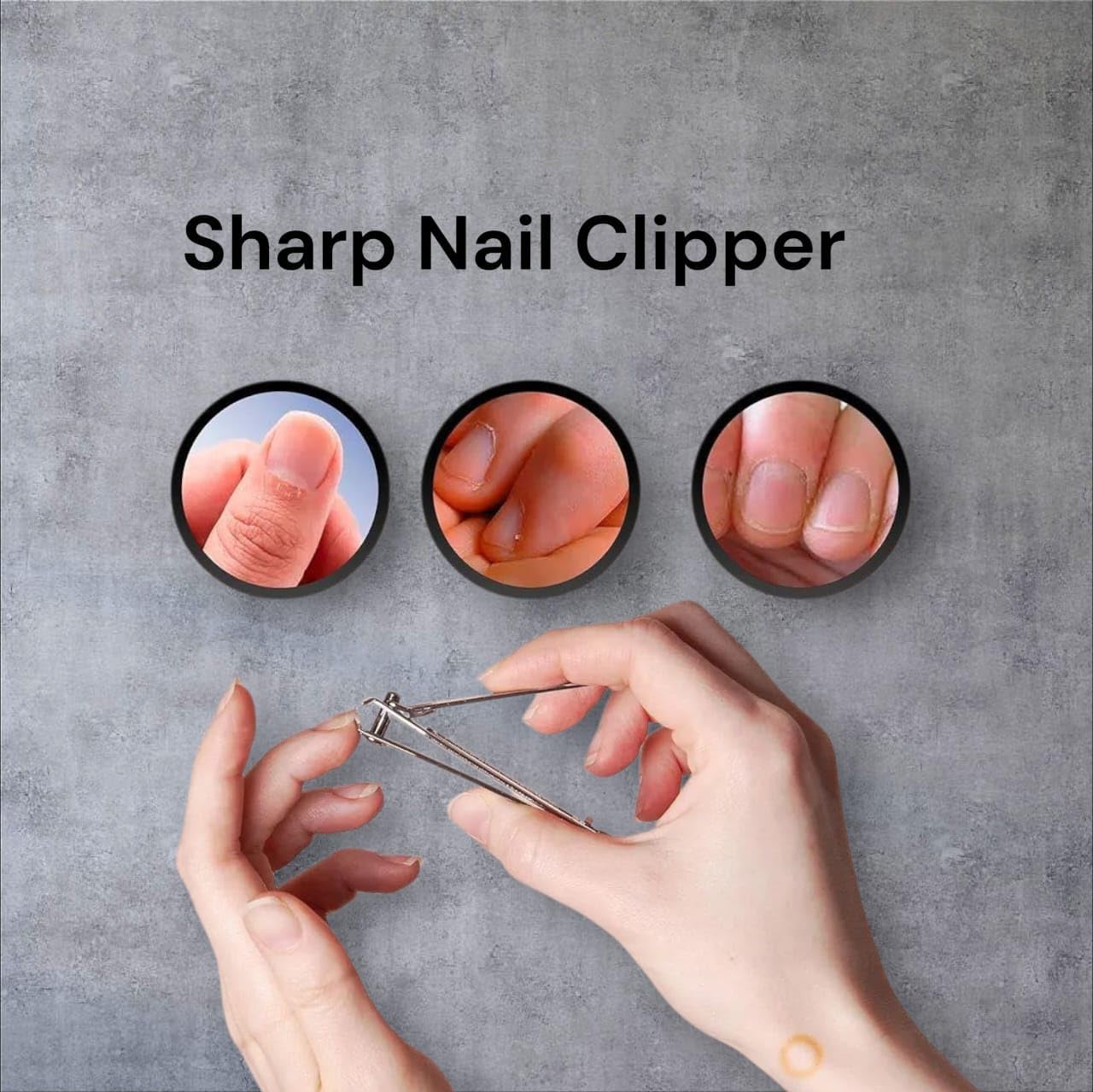Heavy Duty Stainless Steel Nail Clipper for Thick Nails-3