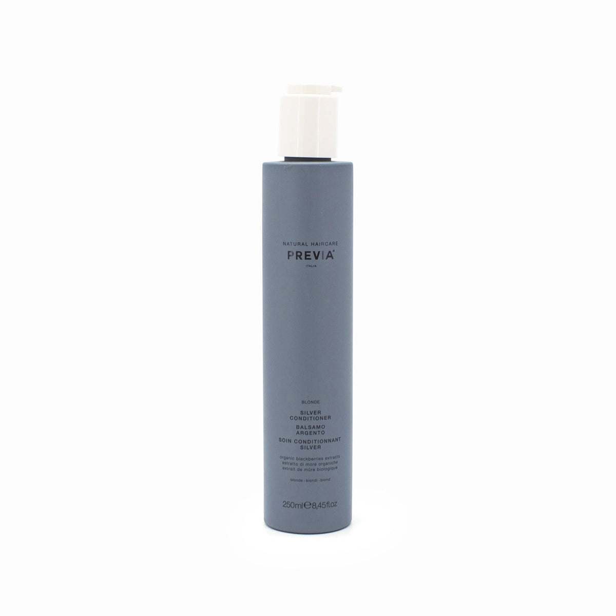 PREVIA Blonde Silver Conditioner 8.45oz - Small Amount Missing