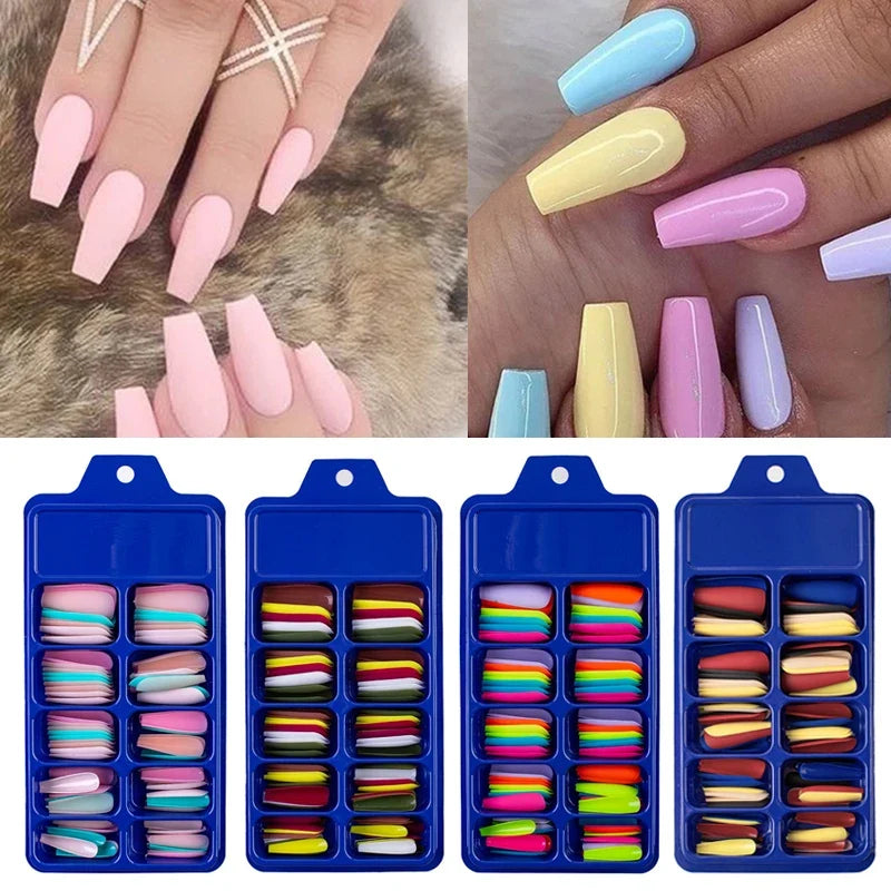 Coffin False Nails-2
