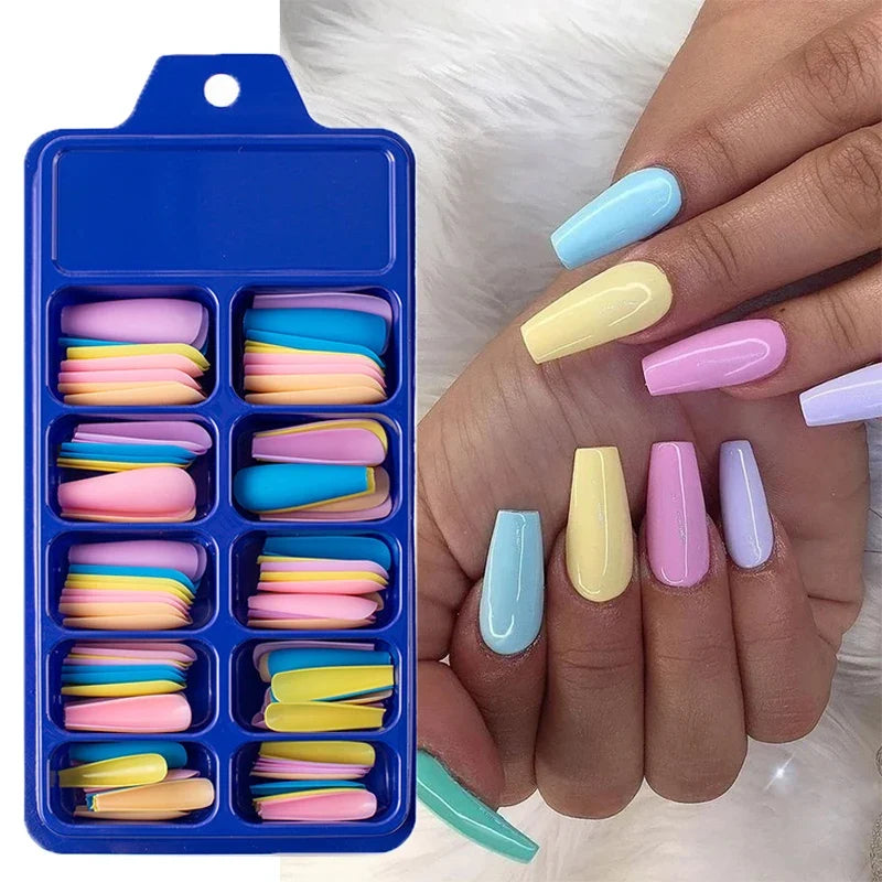 Coffin False Nails-3