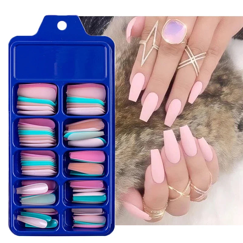 Coffin False Nails-4