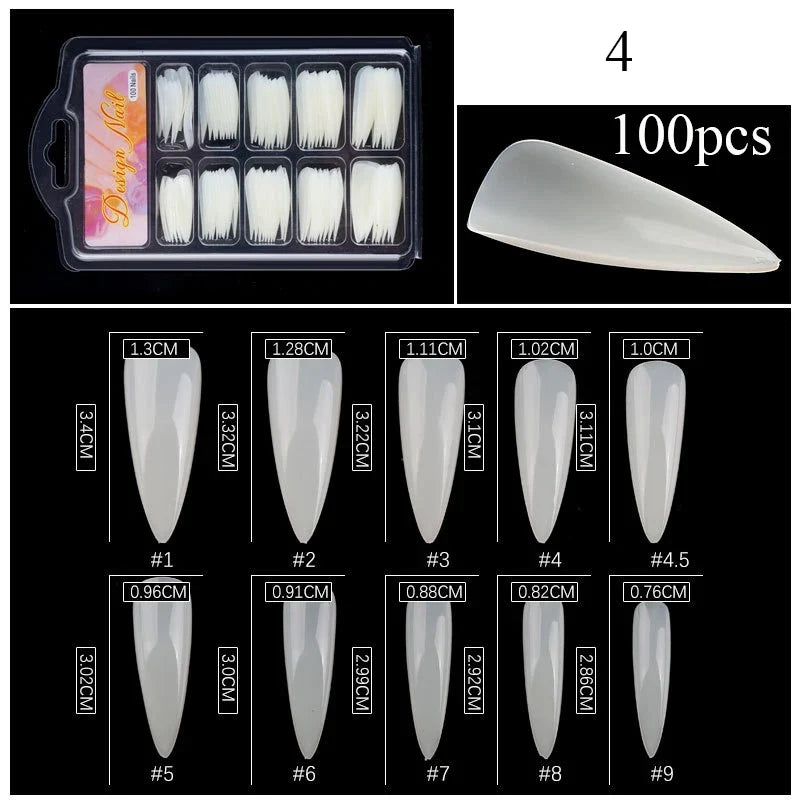 Coffin False Nails-7
