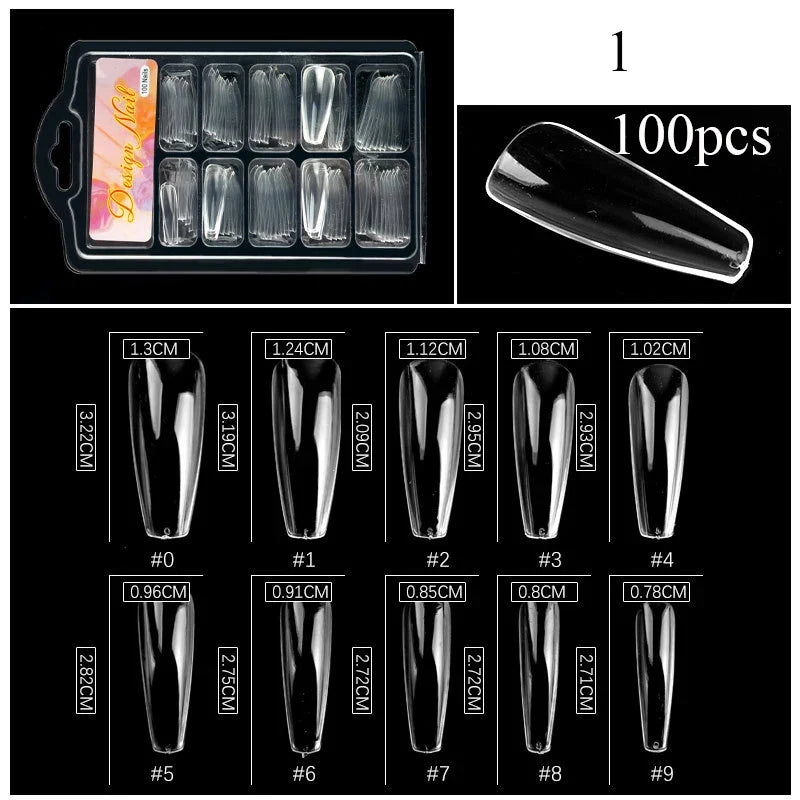 Coffin False Nails-9