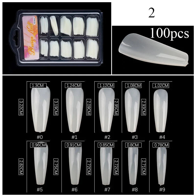 Coffin False Nails-12