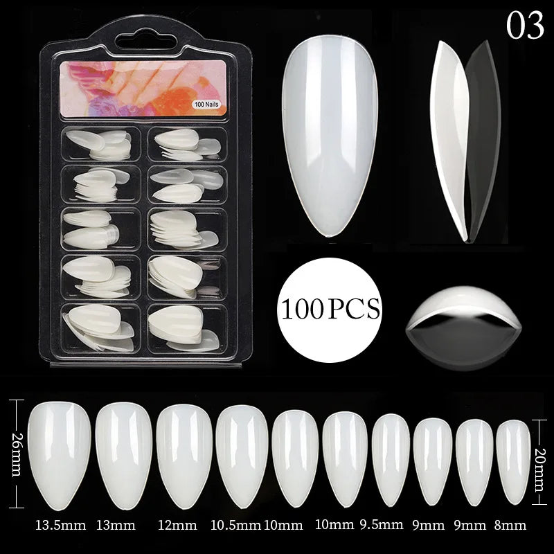 Coffin False Nails-16