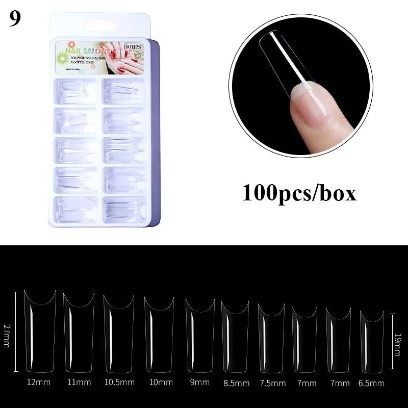 Coffin False Nails-18