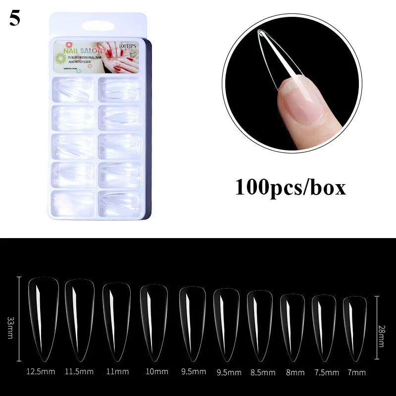 Coffin False Nails-22