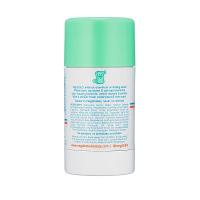 Megababe Soapy Pits Daily Solid Deodorant 2.6oz - New
