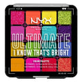 NYX Professional Makeup Ultimate Eyeshadow Palette Bright 0.32 oz - New