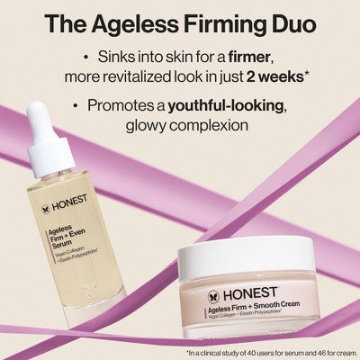 Honest Beauty Ageless Firm Smooth Cream Vegan Hyaluronic Acid 1.7oz - Imperfect Box