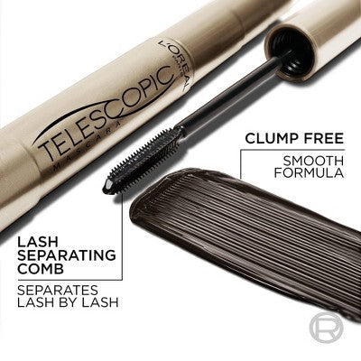 L'Oreal Paris Telescopic Original Mascara 905 Black 0.27 fl oz - New