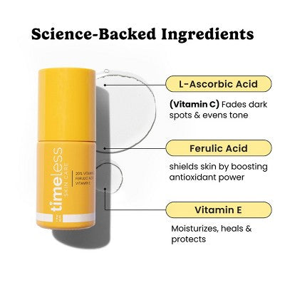 Timeless Skin Care Vitamin C and E Ferulic Acid Serum 1 fl oz - Missing Box