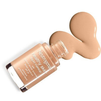 Neutrogena Healthy Skin Liquid Makeup Foundation; Broad Spectrum SPF 20 100 Natural Tan - Imperfect Container