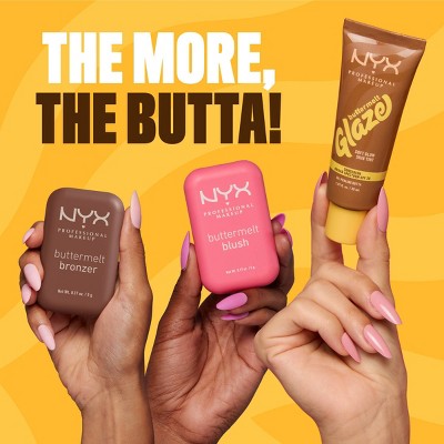 NYX Professional Makeup Buttermelt Glaze Skin Tint with SPF 30 Cashew Butta 1.01 fl oz - Imperfect Container