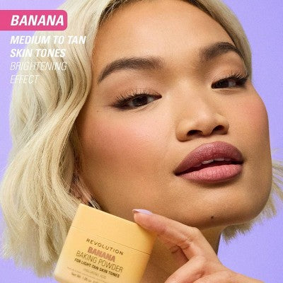Makeup Revolution Loose Baking Powder Banana 1.05oz - New