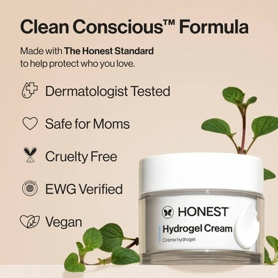 Honest Beauty Hydrogel Cream with Hyaluronic Acid 1.7 oz - Imperfect Box