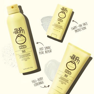 Sun Bum Kids Clear Sunscreen Spray SPF 50 6oz - New