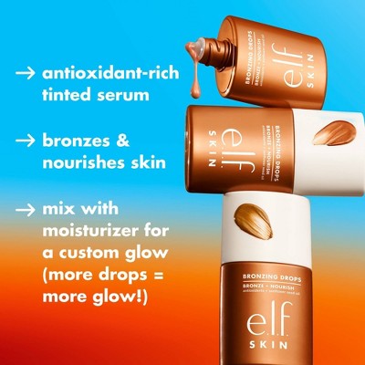 e.l.f. SKIN Bronzing Drops Rose Gold 1 fl oz - Imperfect Box