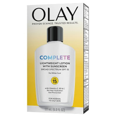 Olay Complete Lotion Moisturizer SPF 15 6 fl oz - Missing Box