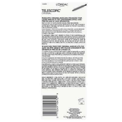 L'Oreal Paris Telescopic Original Mascara 905 Black 0.27 fl oz - Missing Box