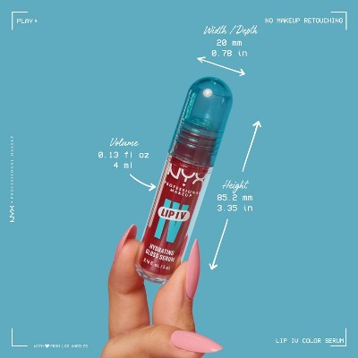 NYX Professional Makeup Lip IV Hydrating Lip Gloss Stain Espresso Soak 0.16 fl oz - New