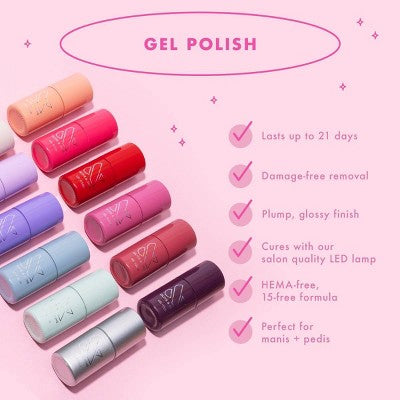 Olive & June Gel Nail Polish Base Coat 0.46 fl oz - Imperfect Container