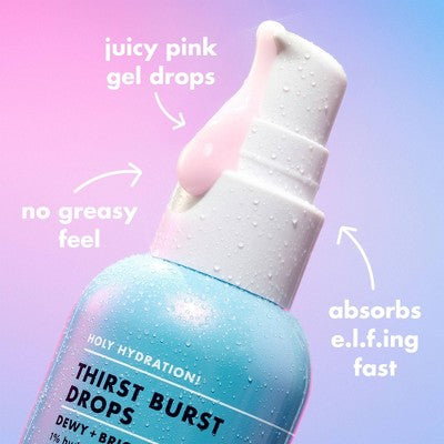e.l.f. SKIN Holy Hydration! Thirst Burst Moisturizer Drops 1 fl oz - Imperfect Box