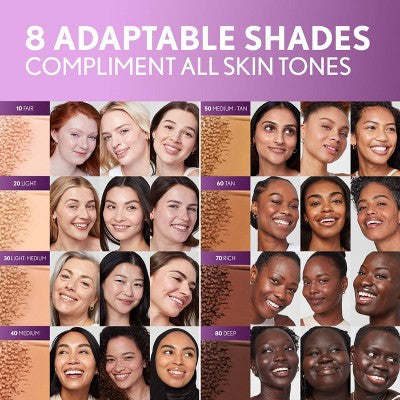 COVERGIRL Simply Ageless Skin Perfector Essence Vegan Foundation 60 Tan 1 fl oz - Imperfect Container