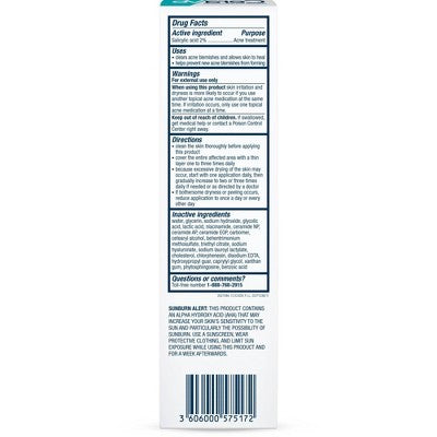 CeraVe Salicylic Acid Acne Treatment Control Gel 1.35oz - Missing Box