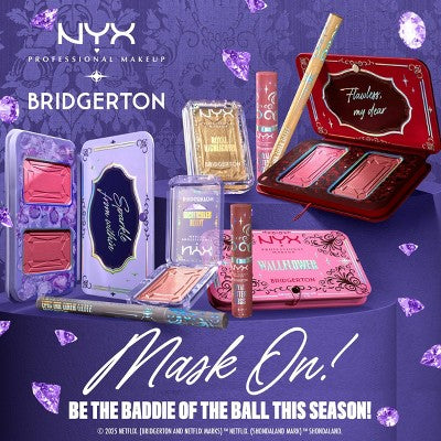 NYX Professional Makeup Bridgerton Royal Blush Buttermelt Blush Palette The Queen - Imperfect Container