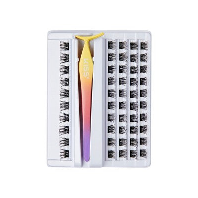 KISS imPRESS Press-On Self Adhesive Eyelashes Natural & Wispy 50ct - Imperfect Box