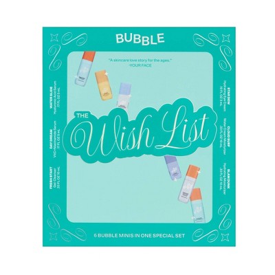 Bubble Skincare The Wish List Mini Essential Gift Set 6ct - Imperfect Box