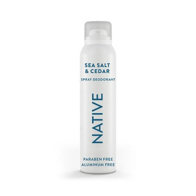 Native Spray Deodorant Sea Salt & Cedar 3.5oz - Imperfect Container