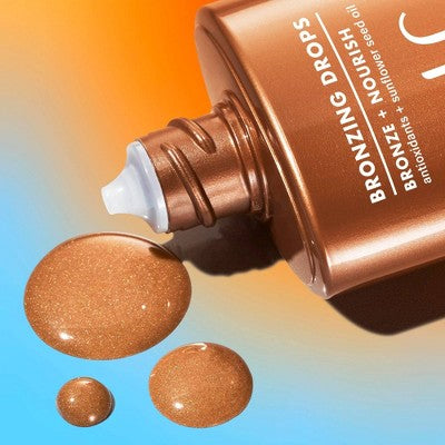 e.l.f. SKIN Bronzing Drops Pure Gold 1 fl oz - Imperfect Box