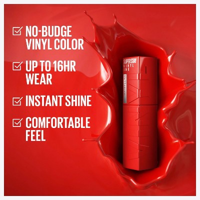 Maybelline Super Stay Vinyl Ink Liquid Lipstick 100 Charmed 0.14 fl oz - New