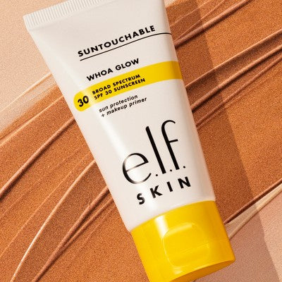e.l.f. SKIN Suntouchable Whoa Glow Sunscreen & Primer Sunburst SPF 30 1.69 fl oz - Imperfect Box