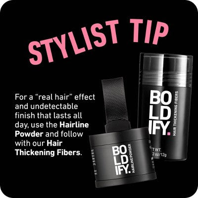 BOLDIFY Root Touch Up Powder with Brush, Covers Thinning Hair & Grays, Water-Resistant Light Blonde - Imperfect Box