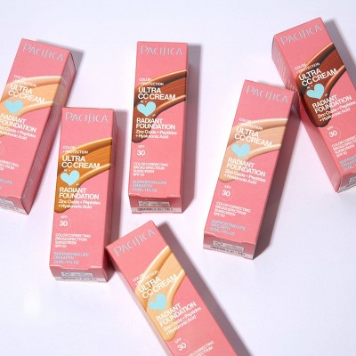 Pacifica Ultra CC Cream Radiant Foundation Natural/Medium 1 fl oz - New