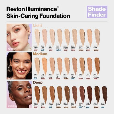Revlon Illuminance Skin-Caring Foundation Buff Beige 1 fl oz - New