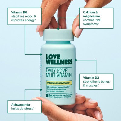 Love Wellness Daily Love Women's Multivitamin 60ct - New