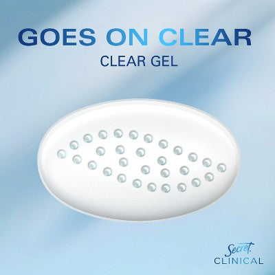 Secret Clinical Strength Clear Gel Antiperspirant & Deodorant for Women  2.6oz - Imperfect Box