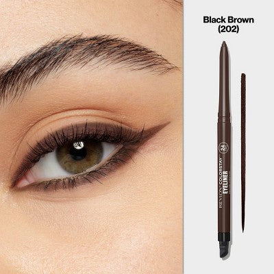 Revlon ColorStay Waterproof Eyeliner; Smudger 202 Black Brown 0.01oz/2ct - Imperfect Box