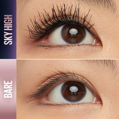Maybelline Lash Sensational Sky High Mascara Washable Blackest Blk 0.24 fl oz - Imperfect Box
