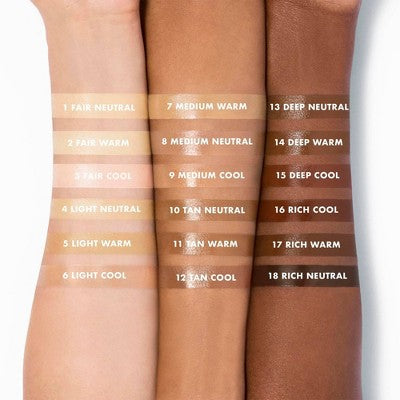 e.l.f. Halo Glow Skin Tint Light Coverage Foundation Mineral SPF 50 9 Medium Cool 1 fl oz - Imperfect Box