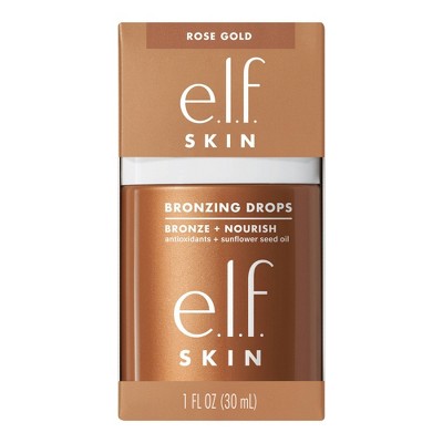 e.l.f. SKIN Bronzing Drops Rose Gold 1 fl oz - Imperfect Box