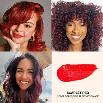 Overtone Scarlet Red Daily Conditioner- Semi-Permanent Ruby Red 4.5 oz - New
