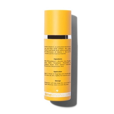 Timeless Skin Care Vitamin C and E Ferulic Acid Serum 4 fl oz - Missing Box
